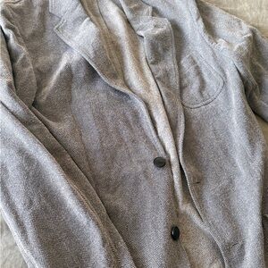 Armani Gray Herringbone Blazer
